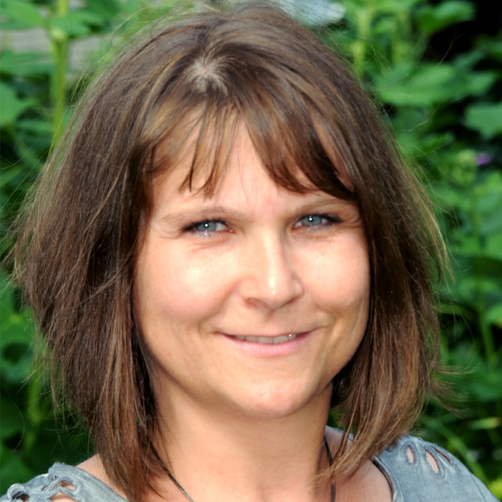 Portrait Ilona Kutzer (48), Wohnbereichsleitung, Altenpflegerin, Fachkraft Palliative Care